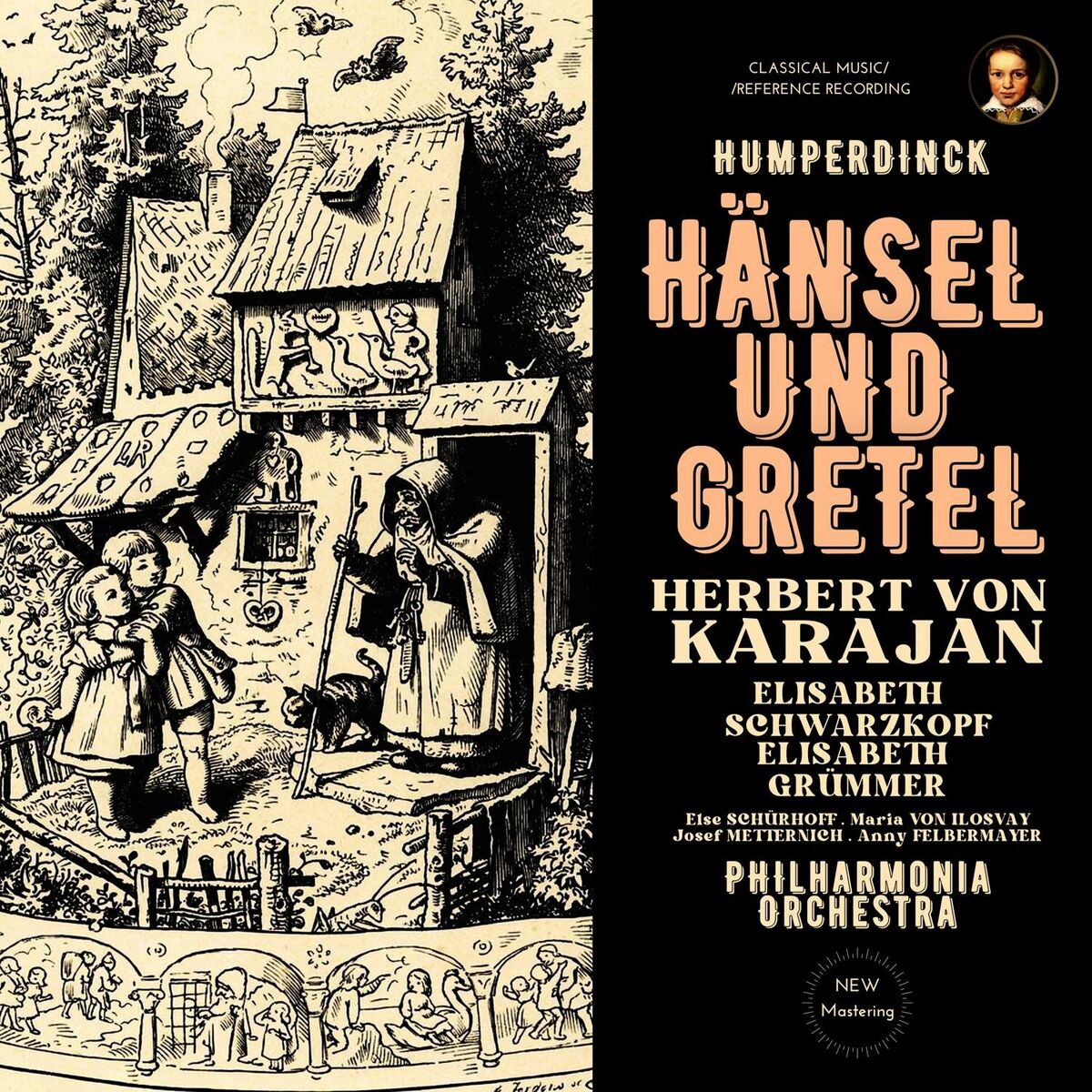 Album cover of Humperdinck: Hänsel und Gretel by Herbert von Karajan (2024 Remastered, London 1953)