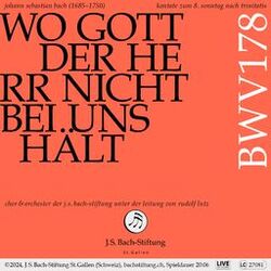 Cover of J.S. Bach: Wo Gott der Herr nicht bei uns hält, BWV 178 (Live)