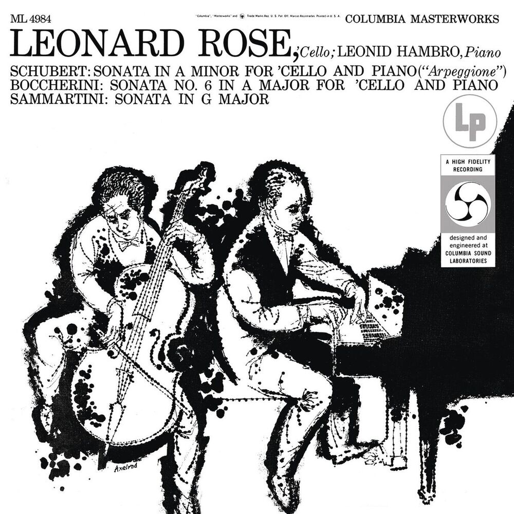 Picture of Schubert: Arpeggione Sonata & Boccherini: Cello Sonata in A Major & Sammartini: Cello Sonata in G Major