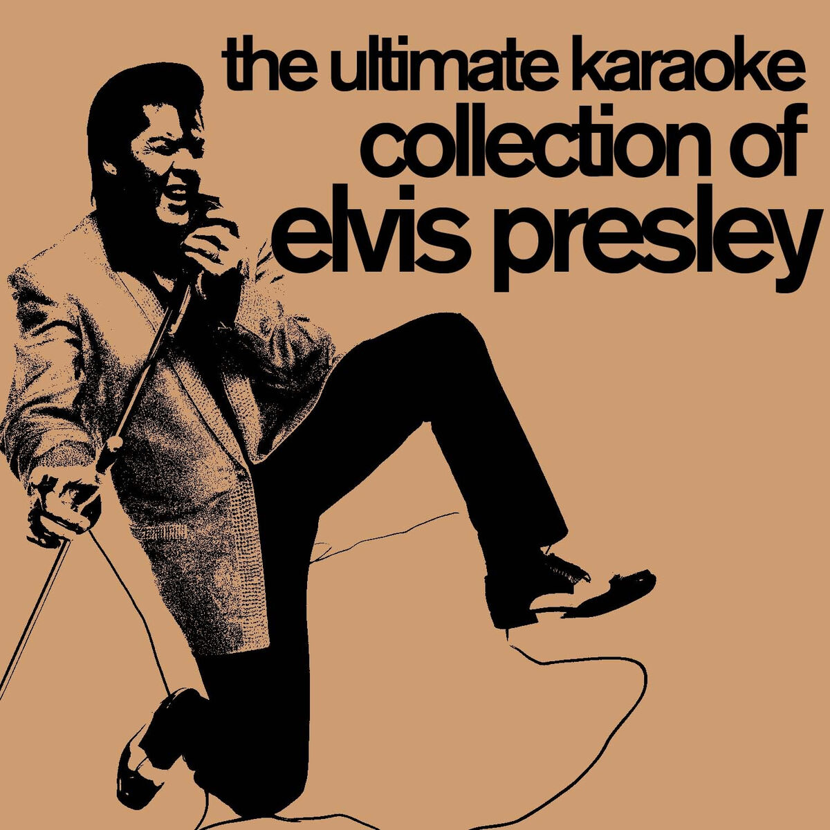 Album cover of The Ultimate Karaoke Collection of Elvis Presley - Backing Tracks to Sing Just Like the King!