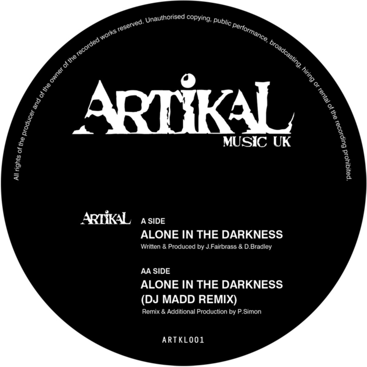 Album cover of Alone In The Darkness