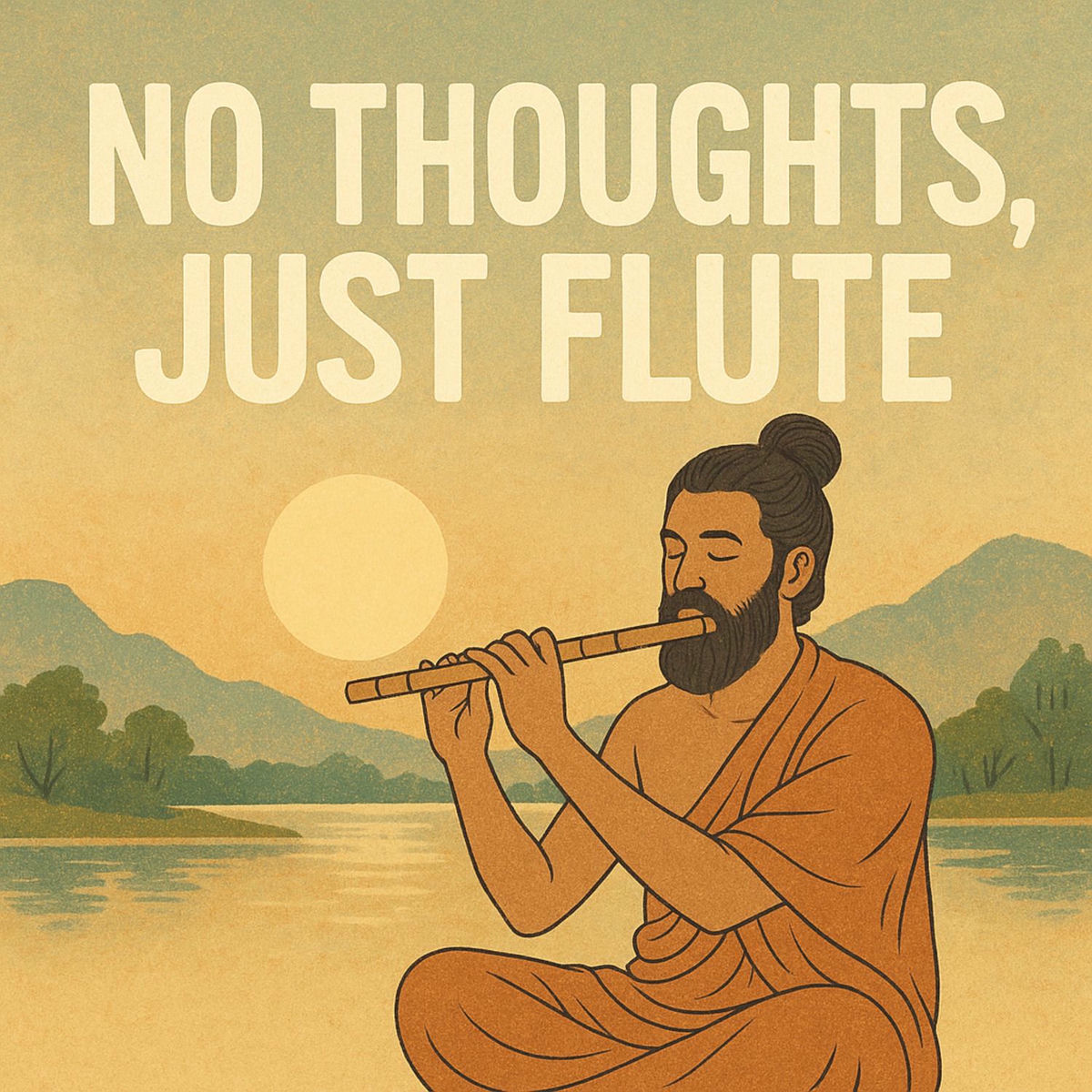 Album cover of No Thoughts, Just Flute