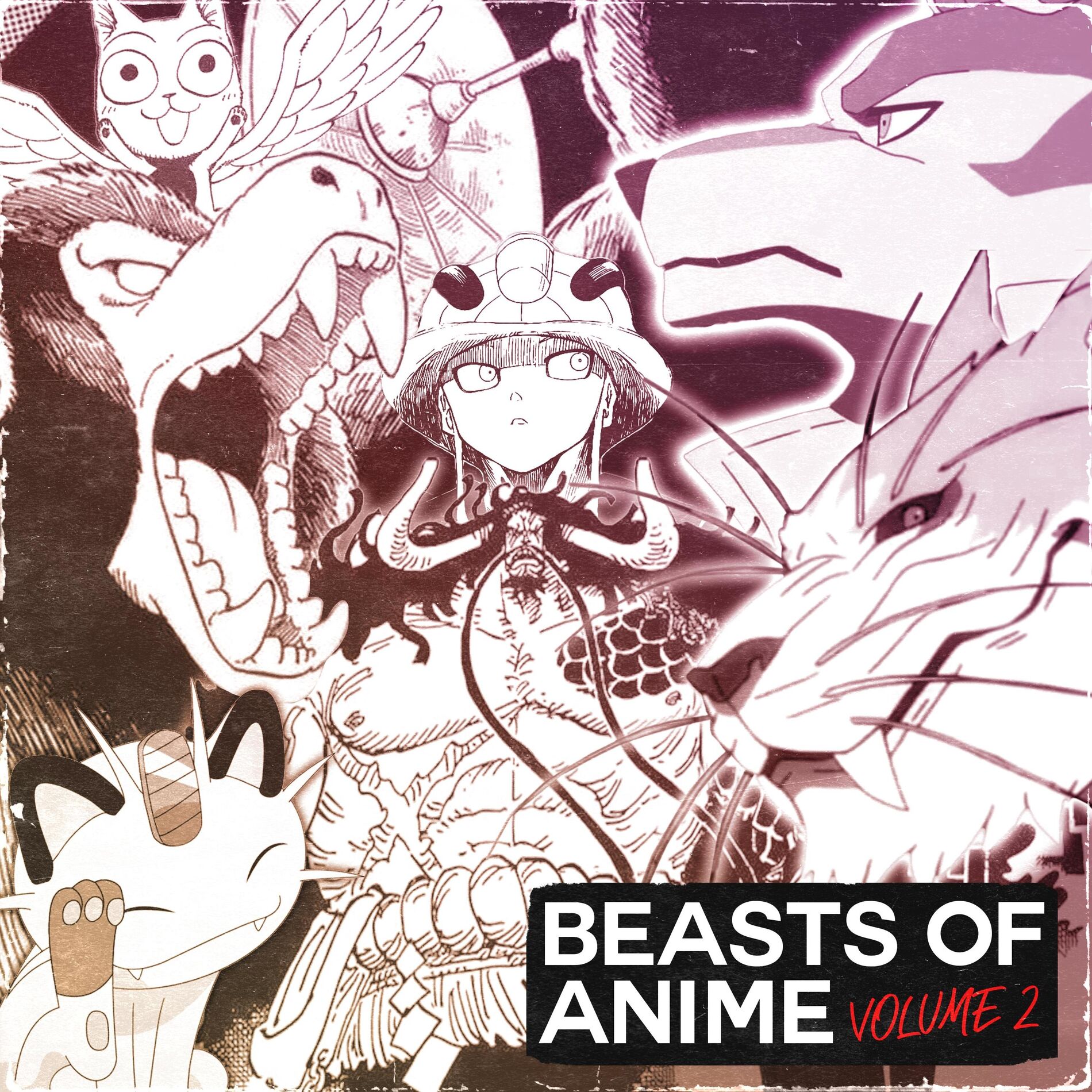 Album cover of Beasts of Anime Cypher, Vol. 2 (feat. Aerial Ace, Mir Blackwell, Blacklynk, Connor Quest!, Zach B, FrivolousShara, Breeton Boi, Ru