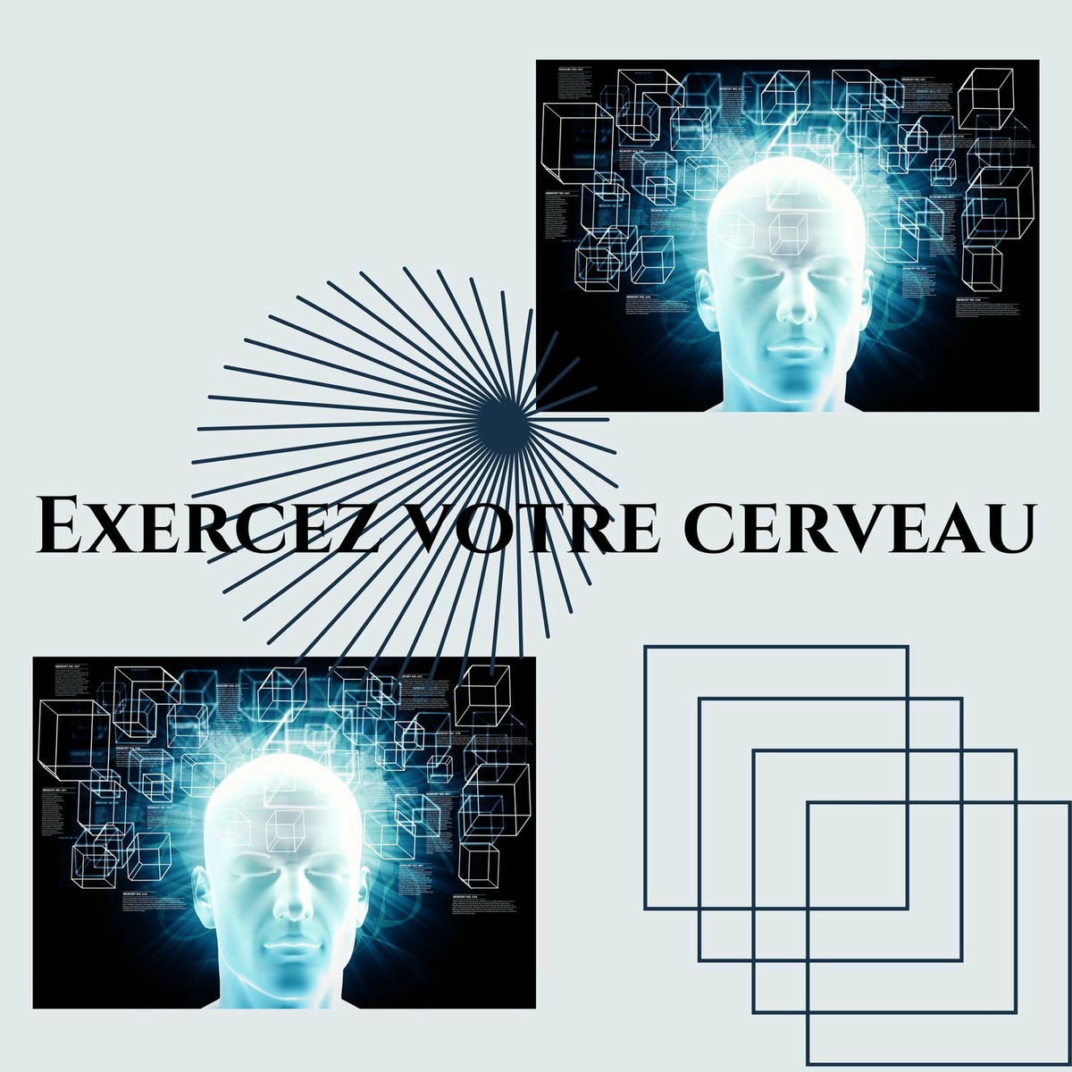 Album cover of Exercez votre cerveau: Musique avec ondes cerebrales pour la lecture, musique ambiance pour améliorer la créativité et la concentr