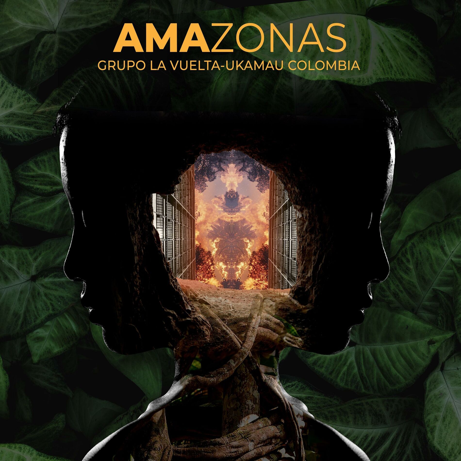 Album cover of Amazonas (feat. Ukamau Colombia, Andres Garzon Tovar, Antonio Cogollo Rodriguez, Raúl Tuntaquimba, Sergio Tuntaquimba & Yesid Mira