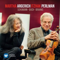 Cover of Perlman & Argerich play Schumann, Bach & Brahms