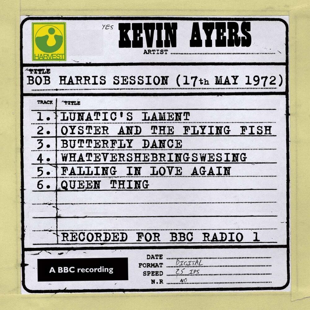 Picture of Bob Harris Session (17th May 1972)
