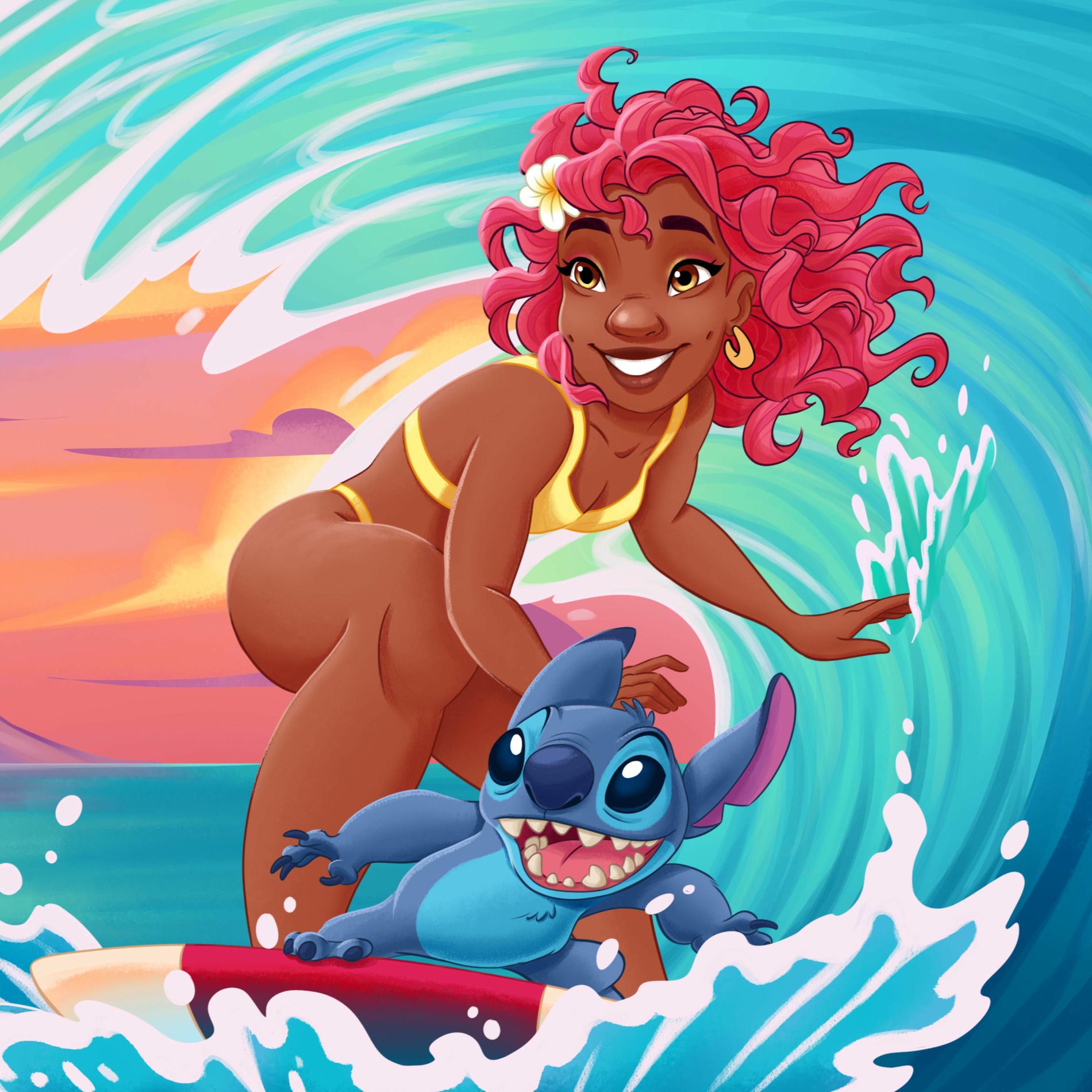 Album cover of Hawaiian Roller Coaster Ride (Female Version)