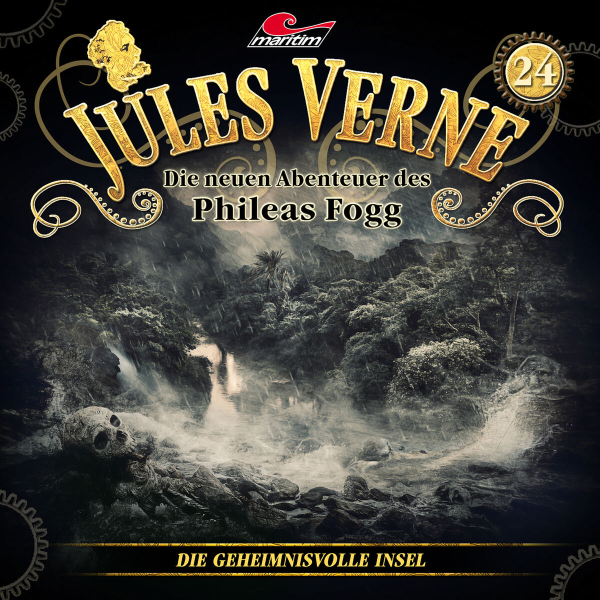 Album cover of Teil 1 - Die neuen Abenteuer des Phileas Fogg, Folge 24: Die geheimnisvolle Insel