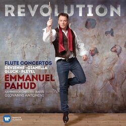 Cover of Revolution - Flute Concertos by Devienne, Gianella, Gluck & Pleyel