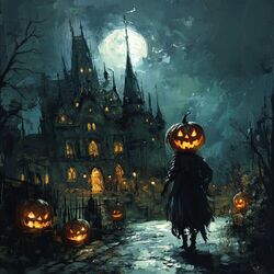 Cover of Eerie Harmonies, Haunting Halloween