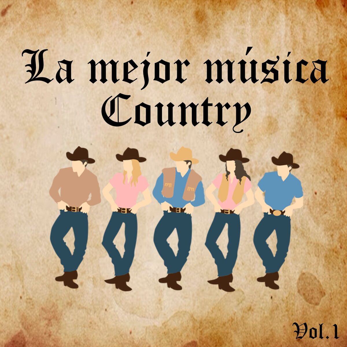 Album cover of La mejor música Country Vol.1