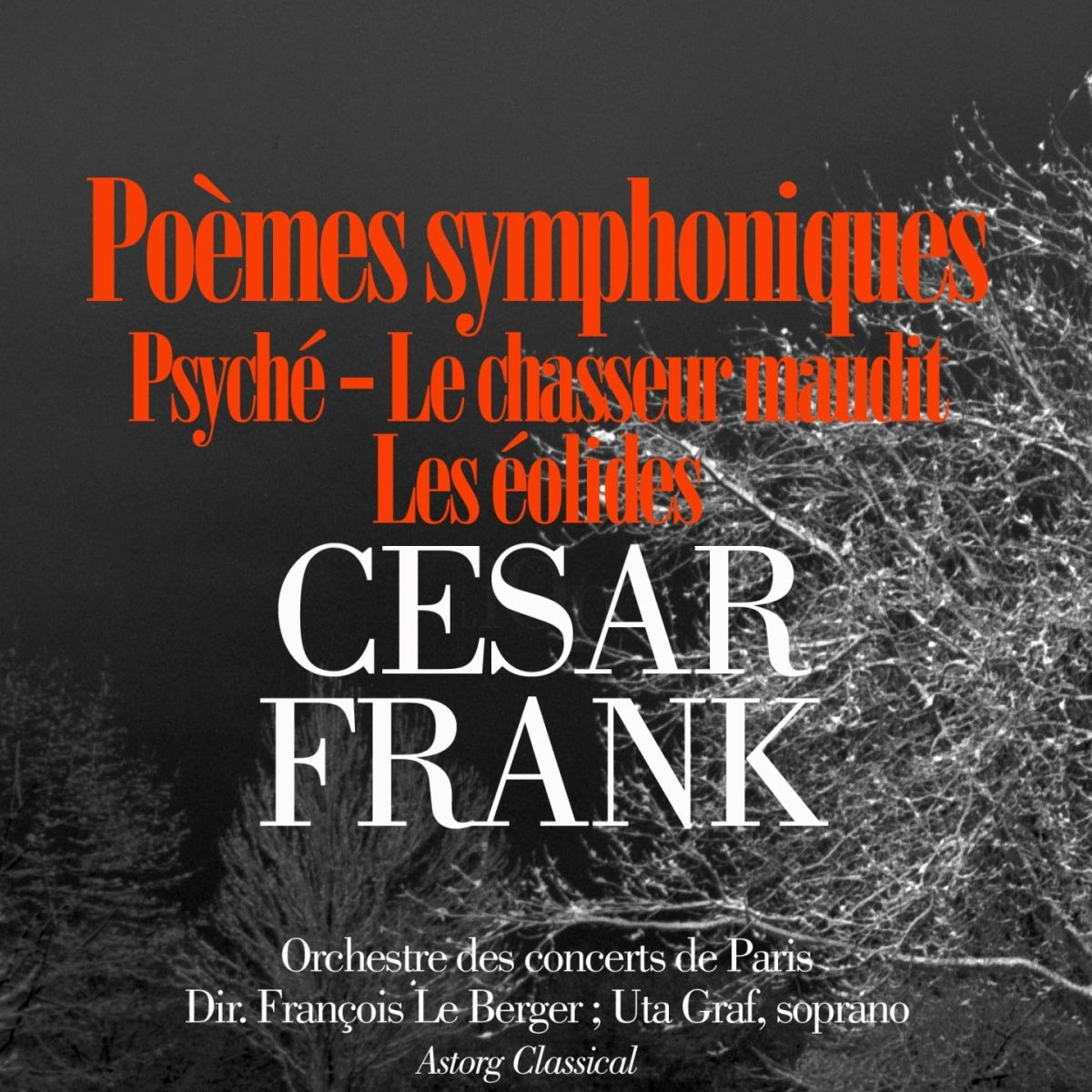 Album cover of César Franck : Poèmes symphoniques : Psyché, Les éolides, le chasseur maudit