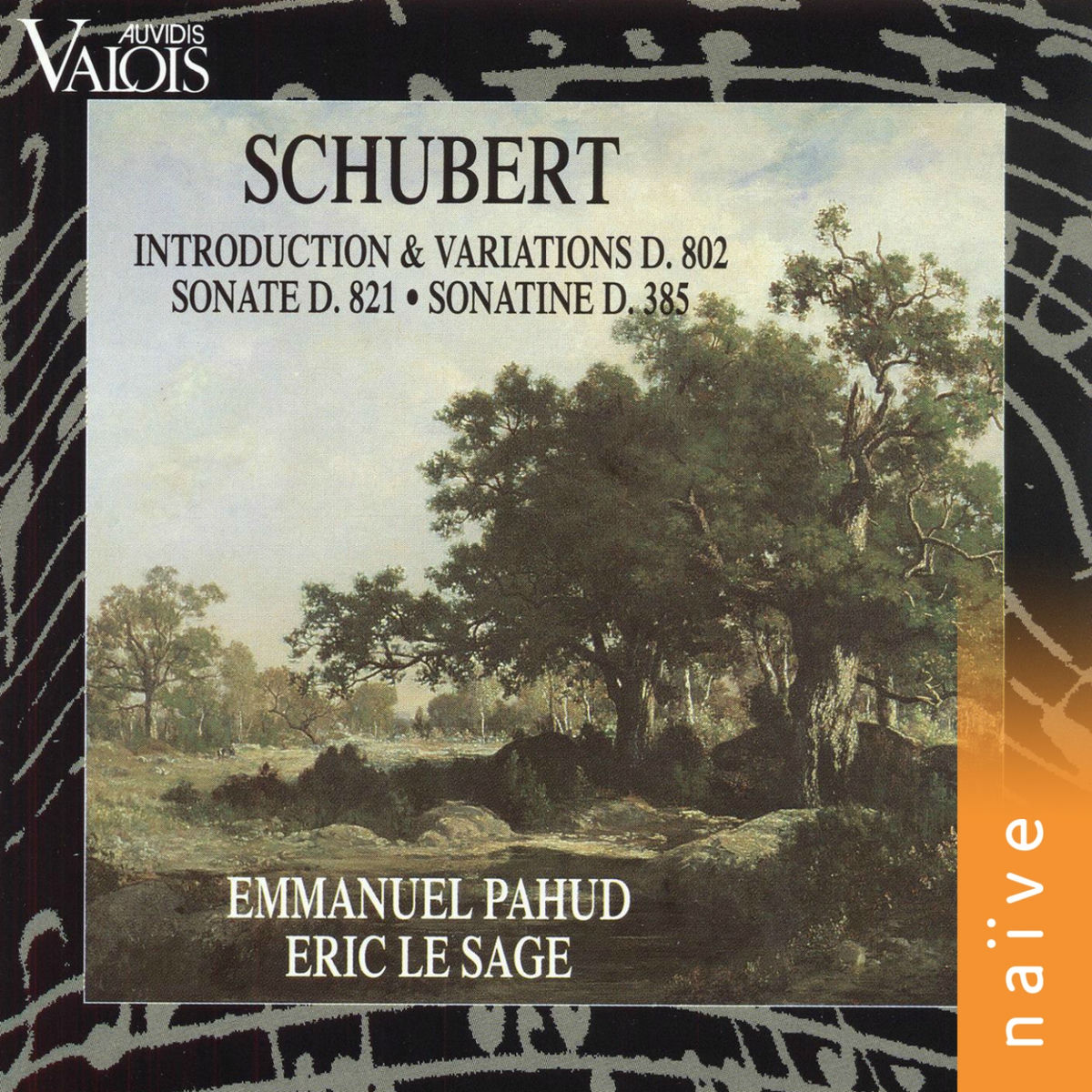 Album cover of Schubert: Introduction et variations D. 802, Sonate D. 821, sonatine D. 385