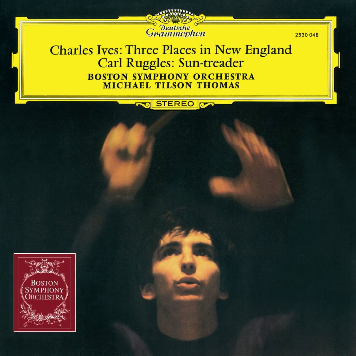 Album cover of Ives: 3 Places in New England; Ruggles: Sun-treader