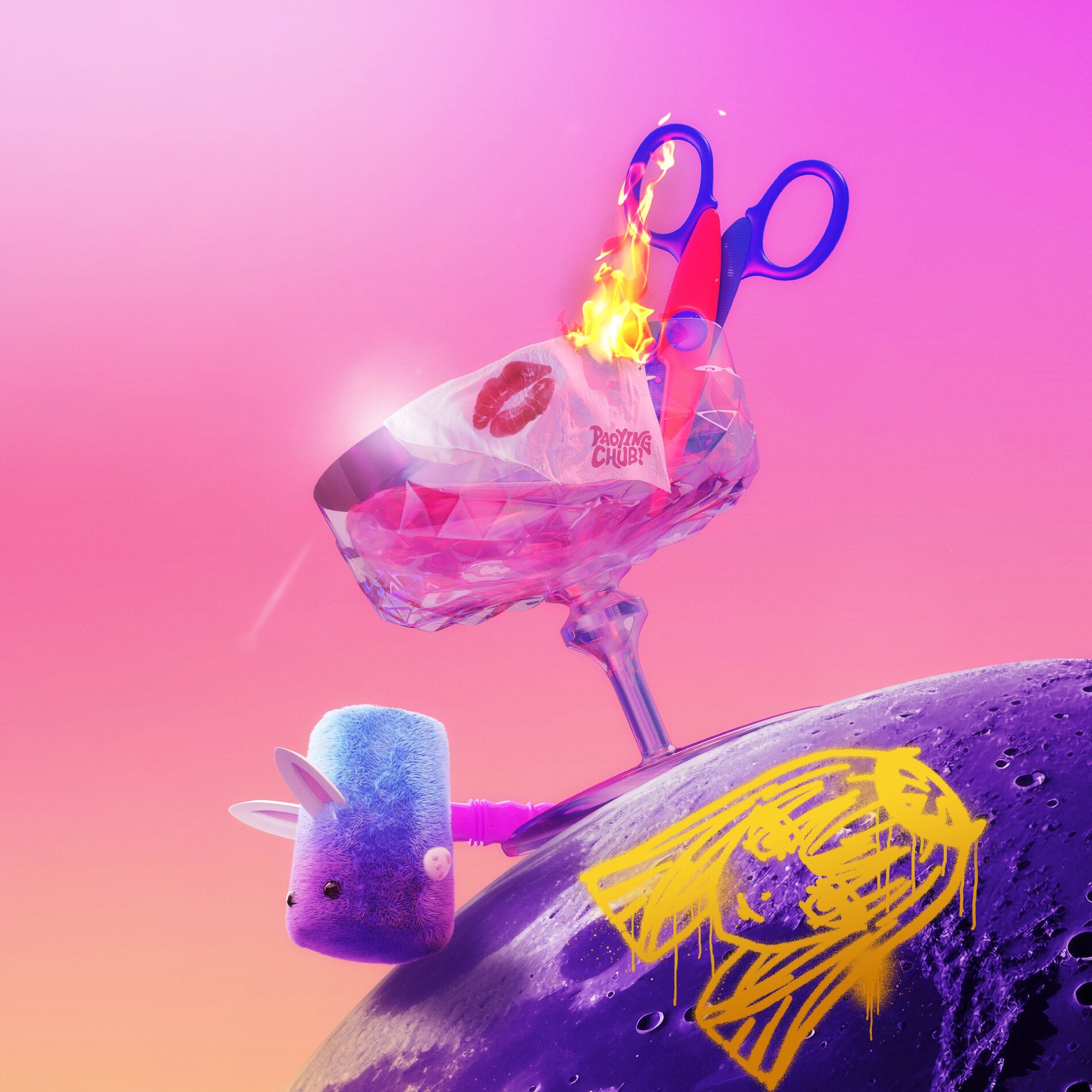 Album cover of Pao Ying Chub! drinkin’ (with Mori Calliope)