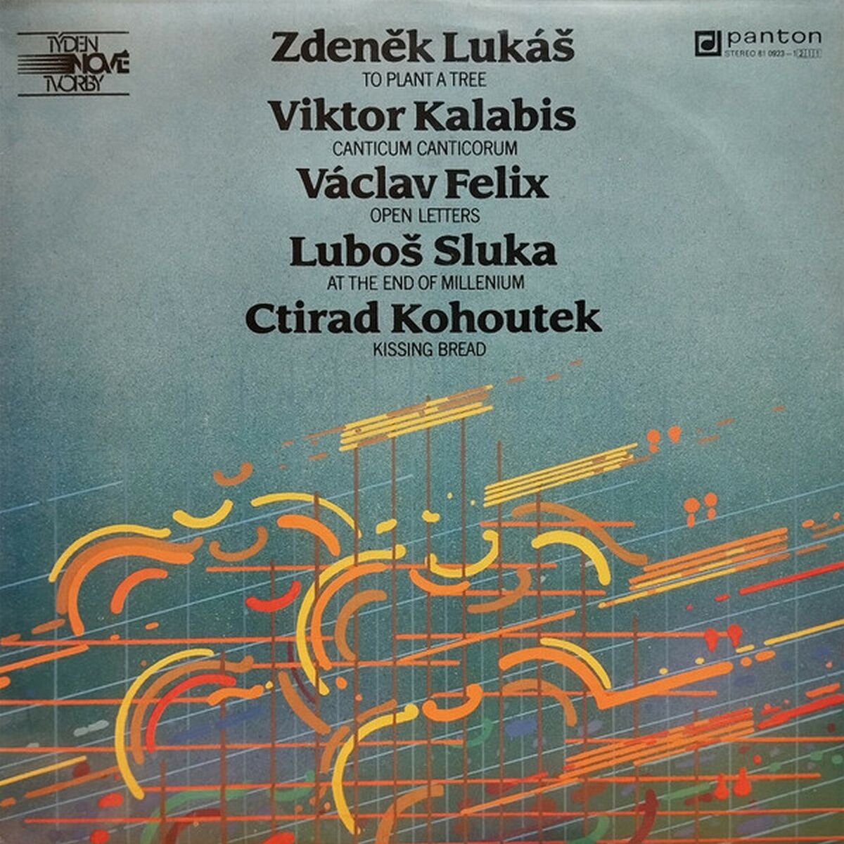 Album cover of Lukáš: Plant a Tree - Kalabis: Canticum canticorum - Felix: Open Letters - Sluka: At the End of the Millenium - Kohout: Kissing Br