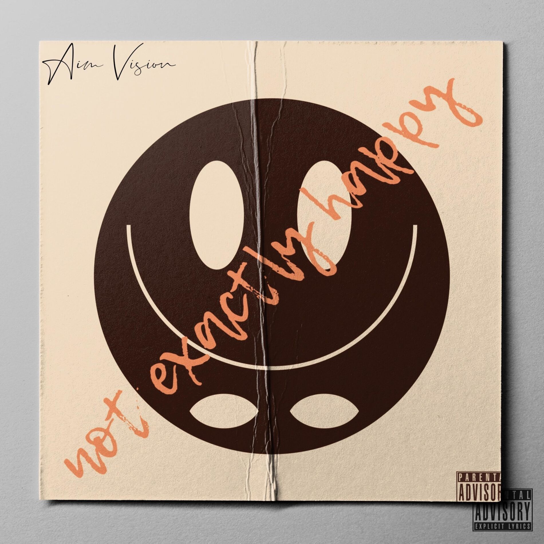 Album cover of not exactly happy.