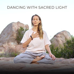Cover of Dancing with Sacred Light by undefined