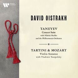 Cover of Taneyev: Concert Suite, Op. 28 - Tartini: "Devil's Trill" Sonata - Mozart: Violin Sonata No. 32, K. 454