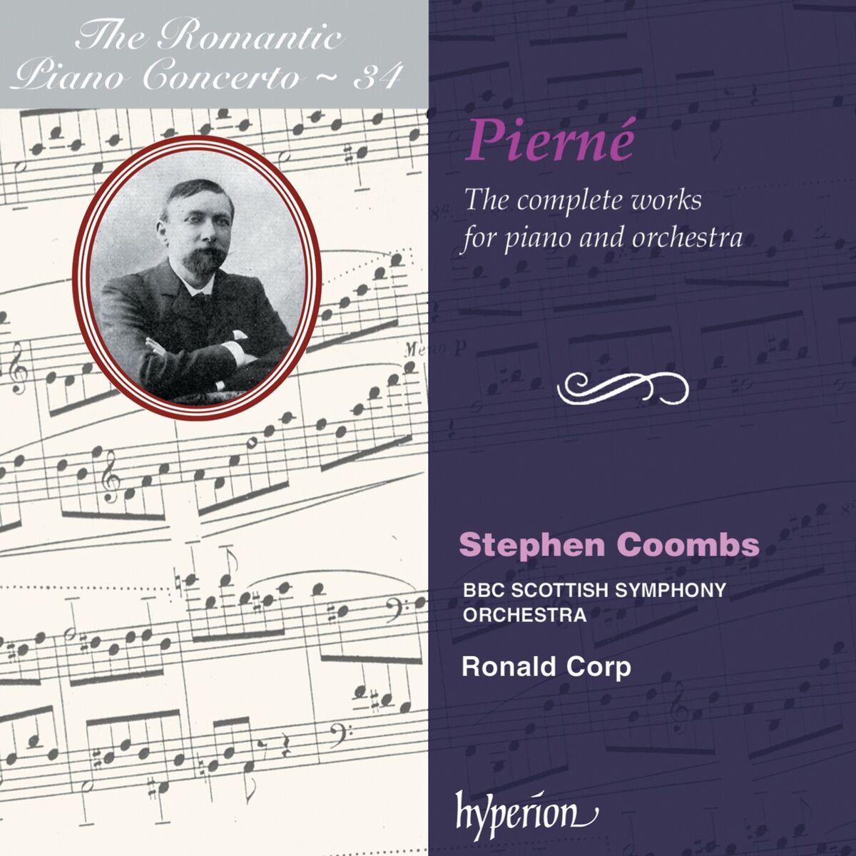 Album cover of Pierné: Piano Concertos (Hyperion Romantic Piano Concerto 34)