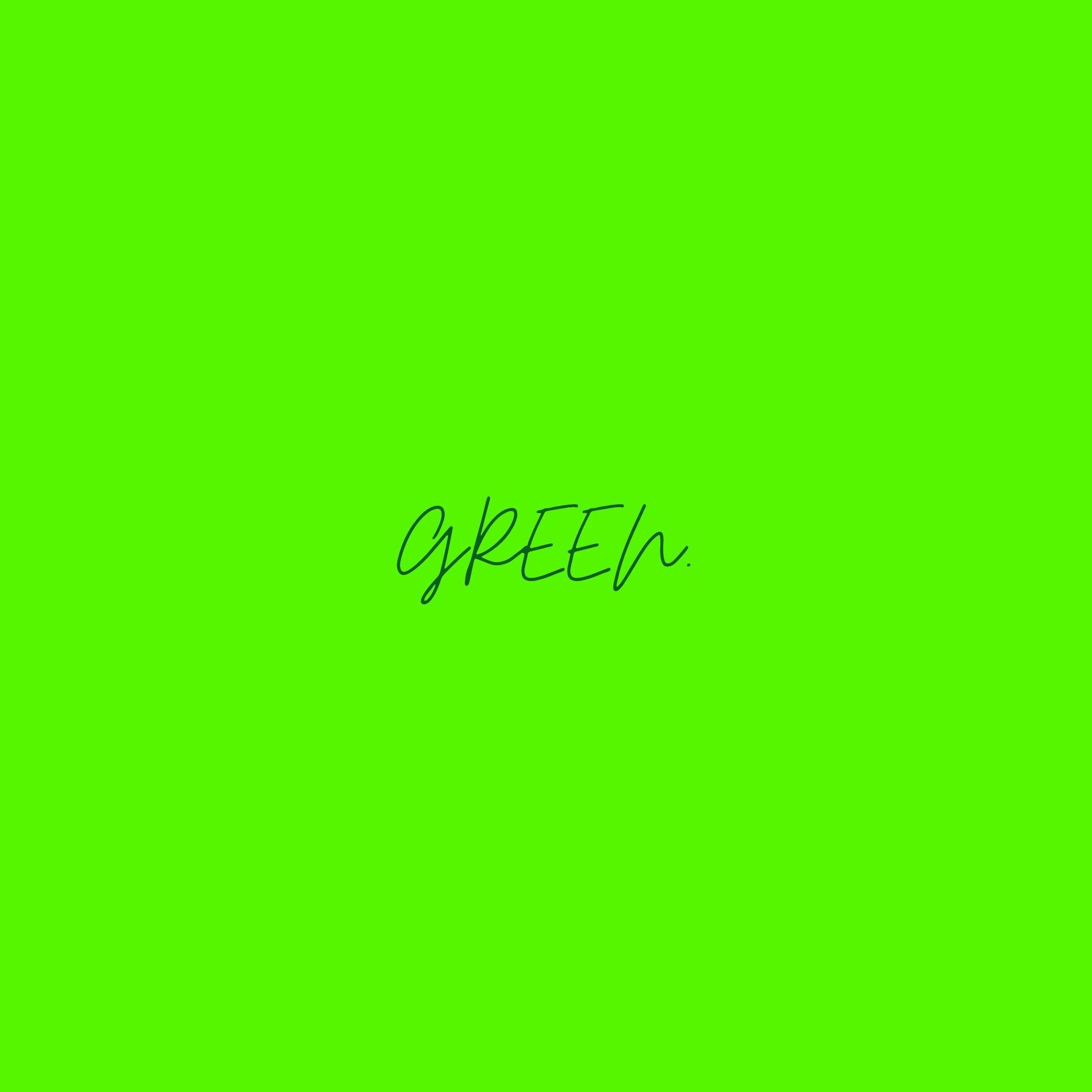 Album cover of Green.