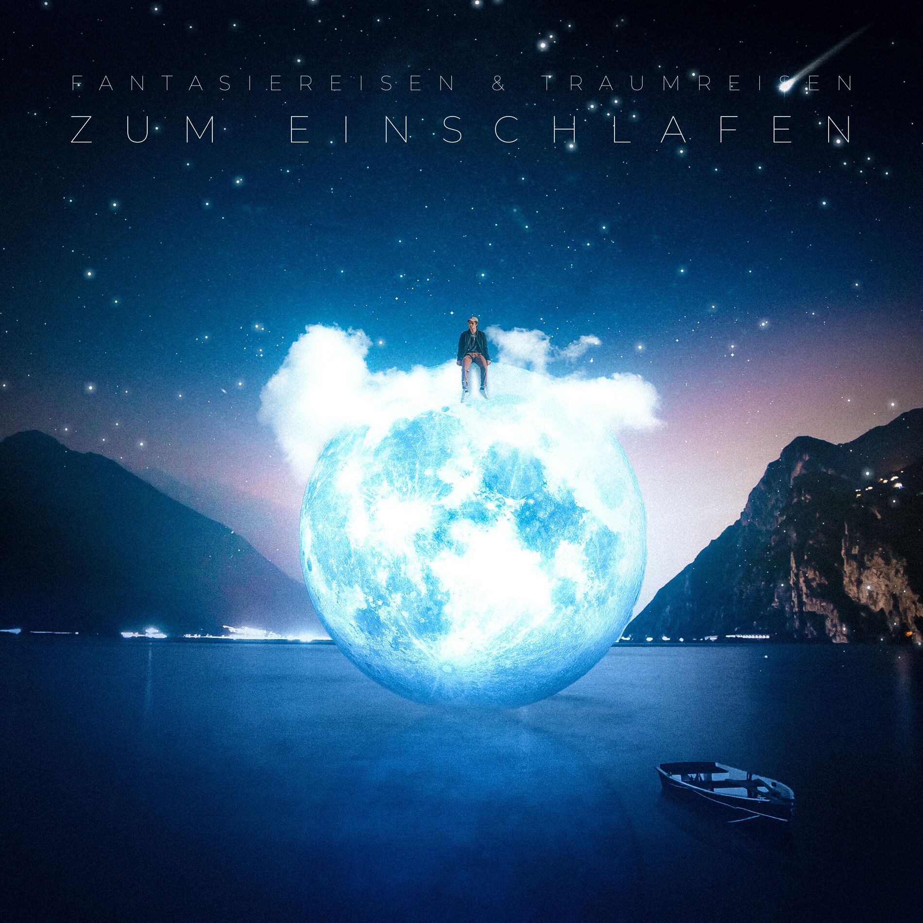 Album cover of Fantasiereisen & Traumreisen zum Einschlafen (Oasen der Stille für Stressreduktion, Stressmanagement, Stressabbau, Tiefenentspannung)