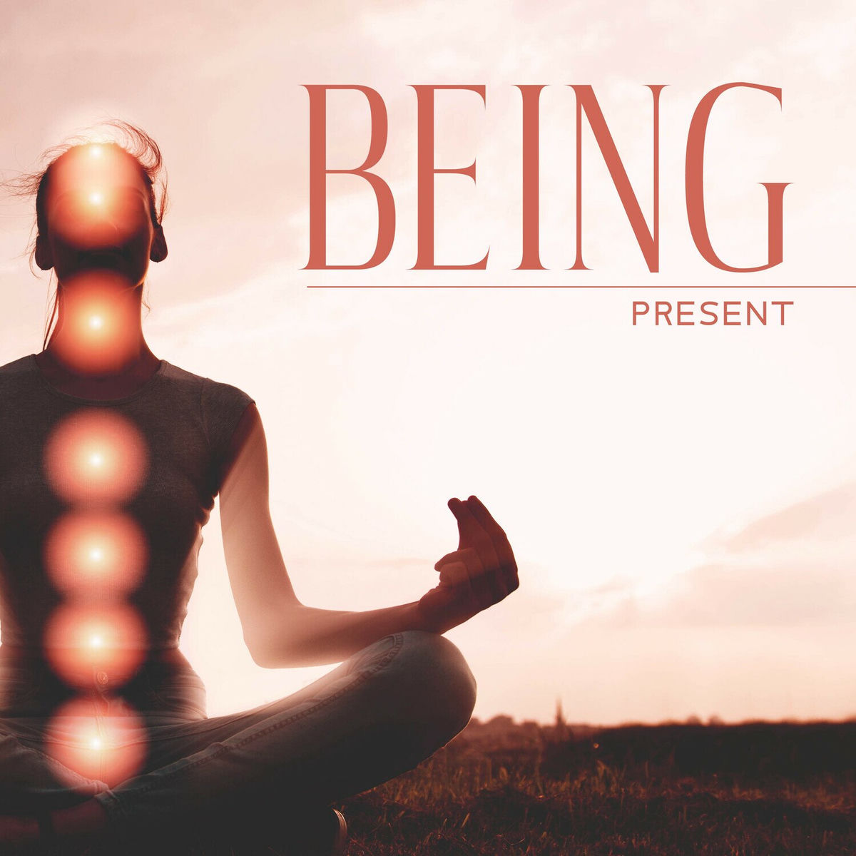 Album cover of Being Present: Mindfulness Meditation on the Present Moment. Be Here Now
