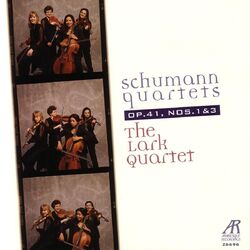 Cover of Schumann Quartets Op. 41, Nos. 1 & 3