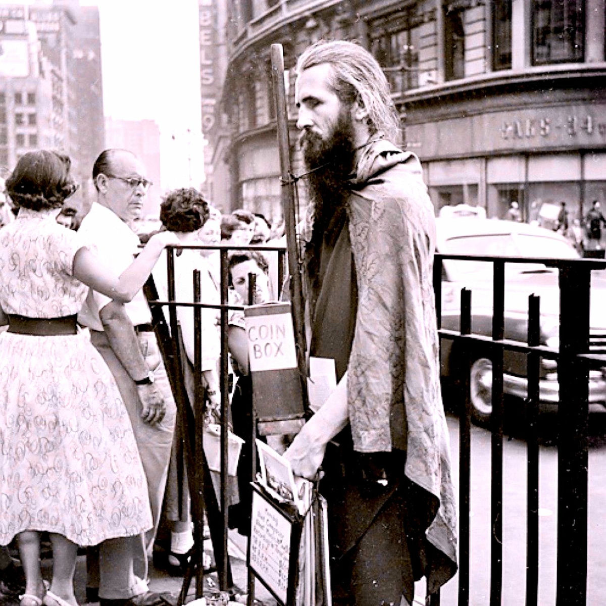 Album cover of Street Scene, 6th Avenue, New York City, 1956....