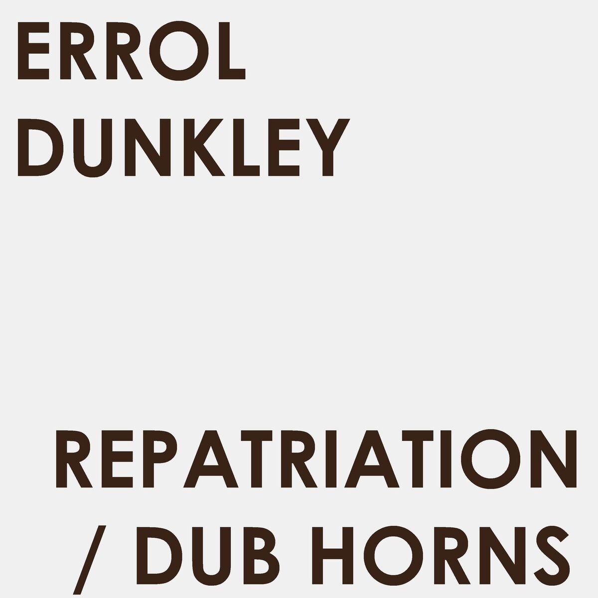 Album cover of Repatriation / Dub Horns