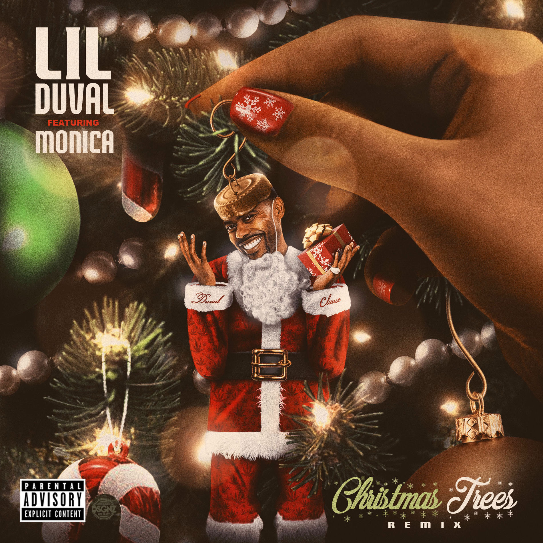 Album cover of Christmas Trees (Remix) [feat. Monica]