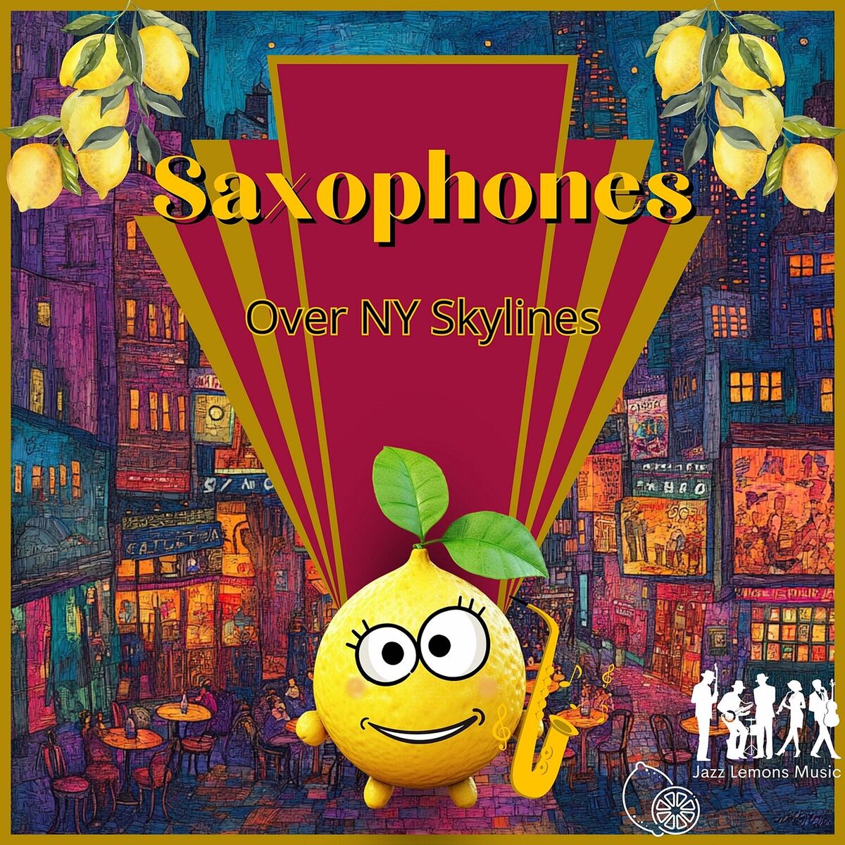 Album cover of Saxophones over NY Skylines