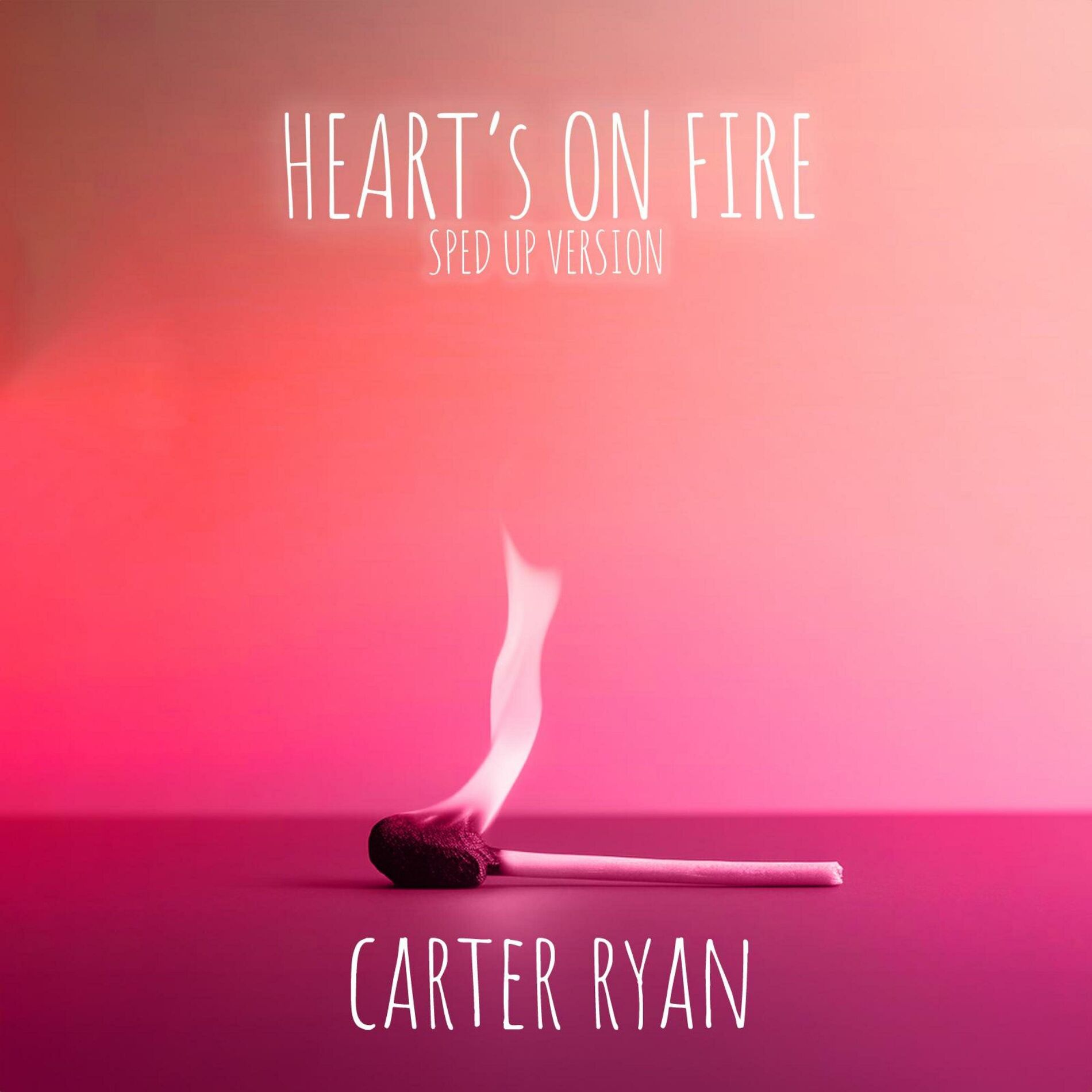 Album cover of Heart's On Fire - Sped Up