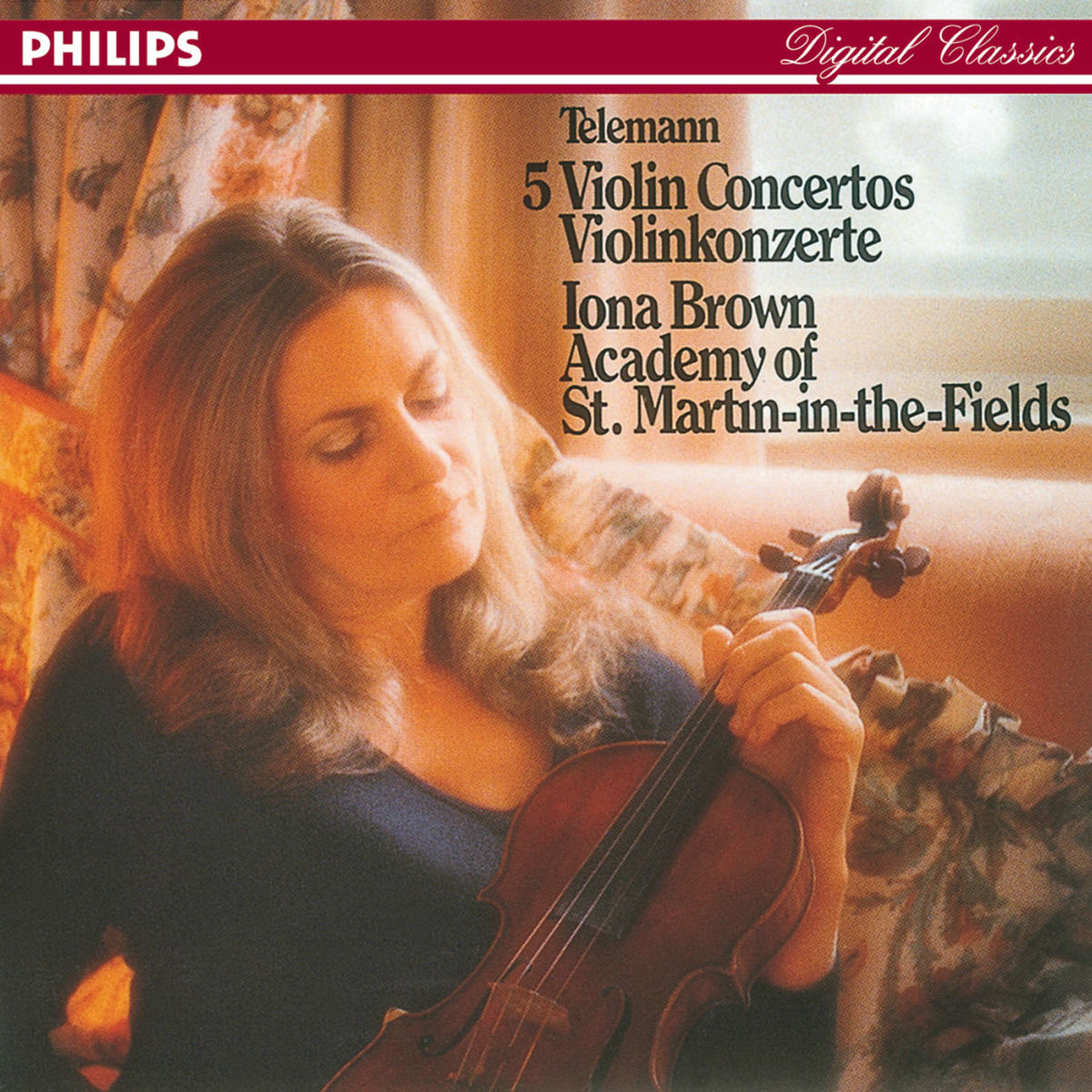 Album cover of Telemann: Five Violin Concertos