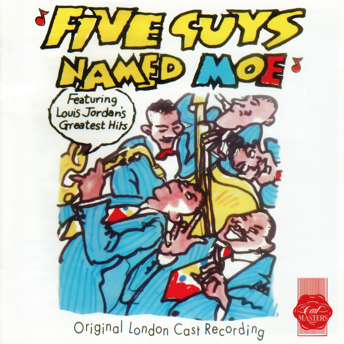 Album cover of Five Guys Named Moe (Original London Cast Recording)