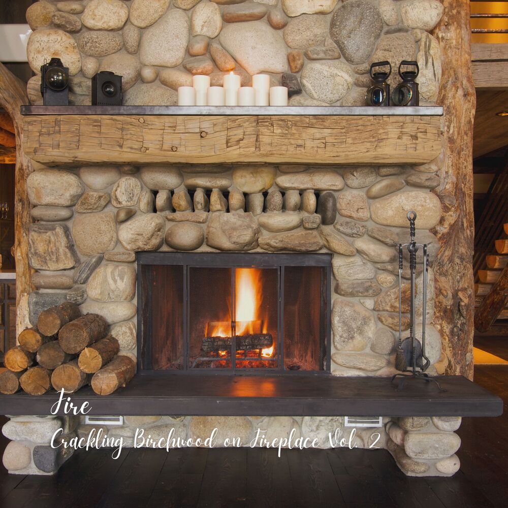 Picture of Fire: Crackling Birchwood on Fireplace Vol. 2