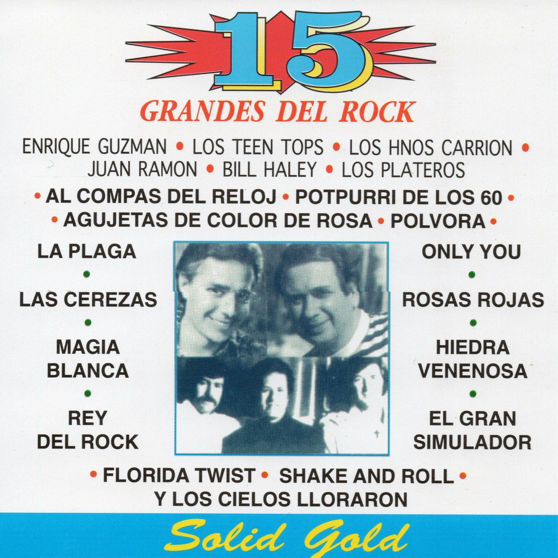 Album cover of 15 Grandes del Rock and Roll