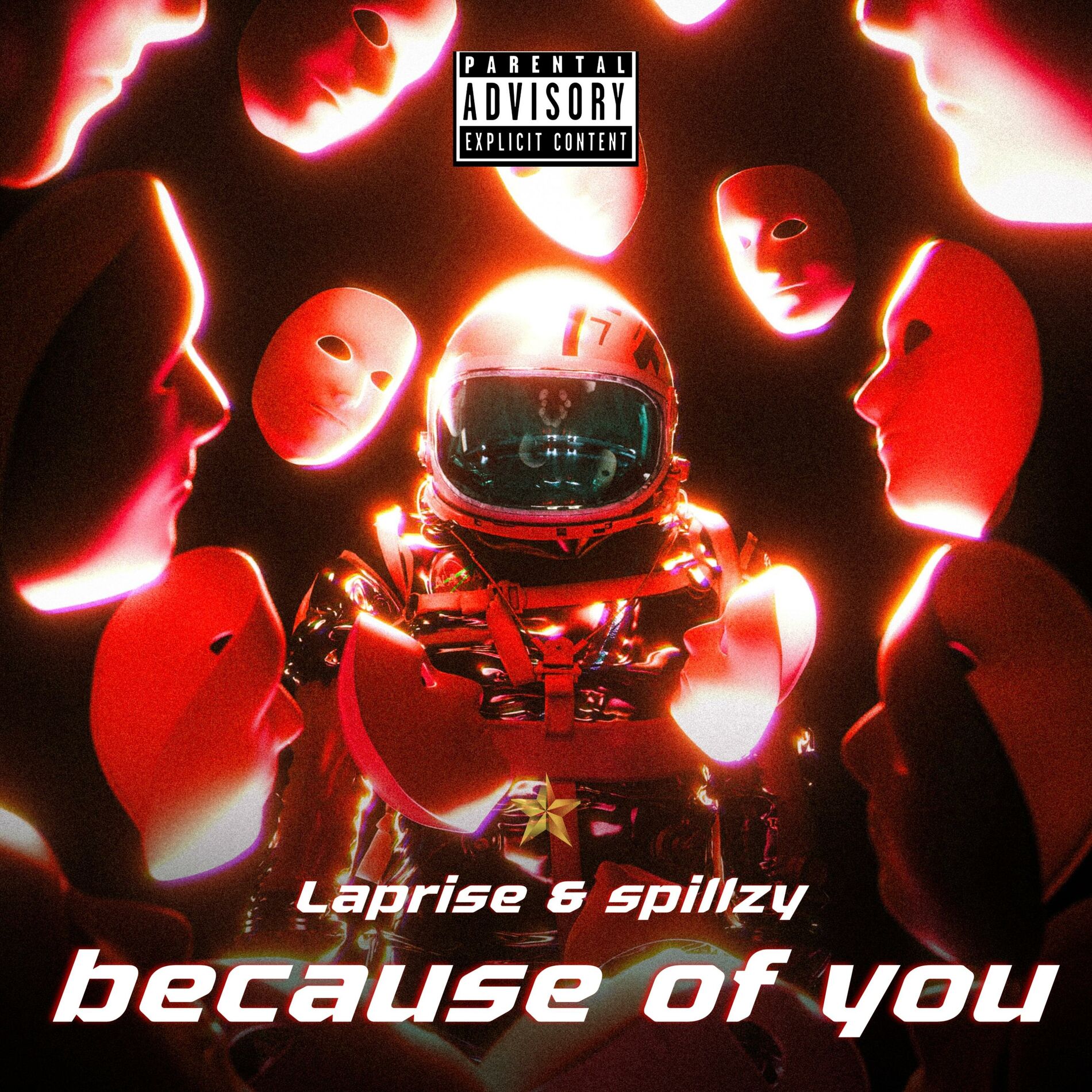 Album cover of Because of you (feat. Spillzy)