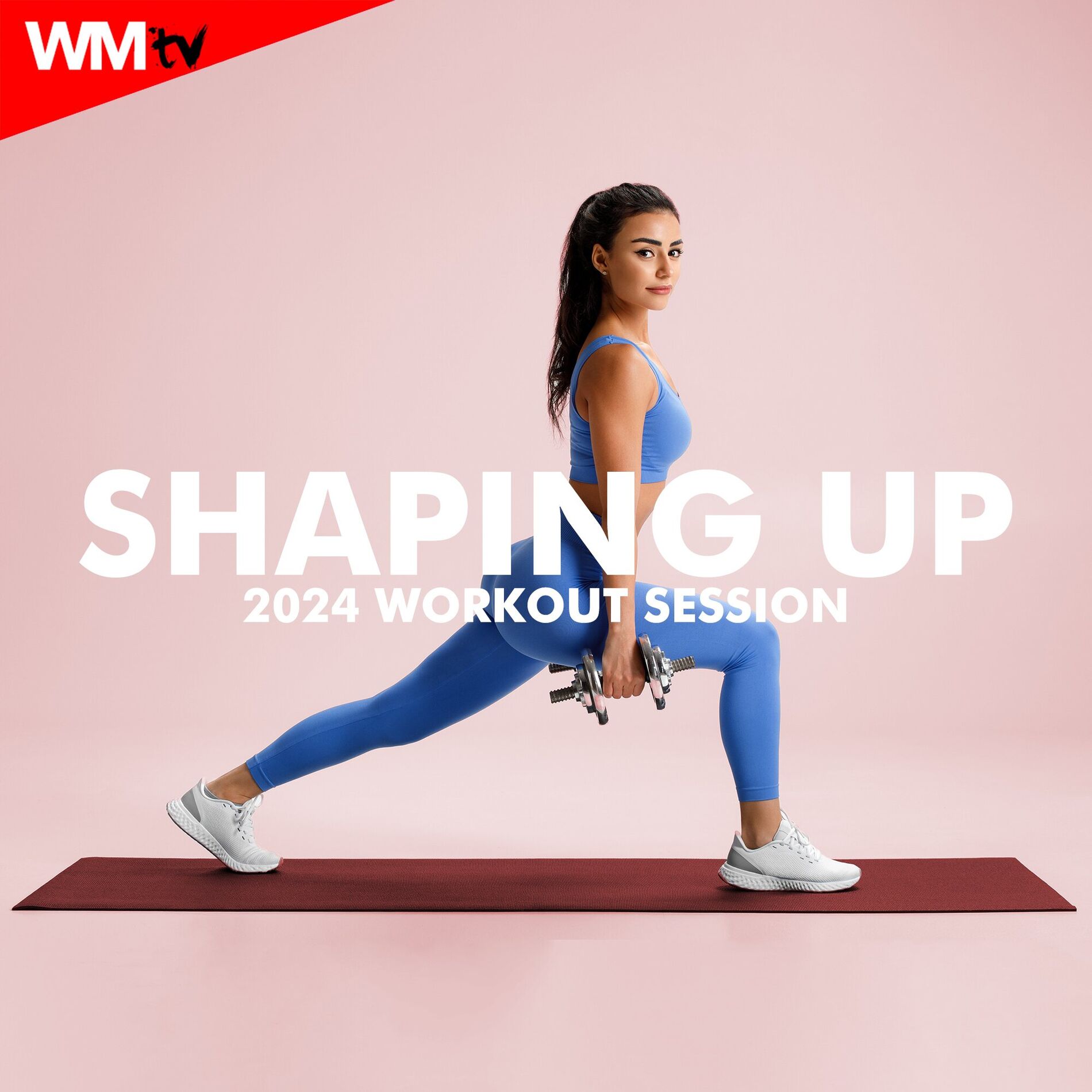 Album cover of Shaping Up 2024 Workout Session (60 Minutes Non-Stop Mixed Compilation for Fitness & Workout - 128 Bpm)