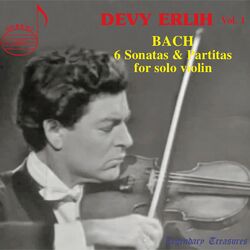 Cover of Devy Erlih, Vol. 1: Bach Sonatas & Partitas