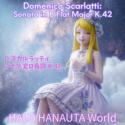 D.Scarlatti: Sonata in B Flat Major K.42 スカルラッティ：ソナタ 変ロ長調
