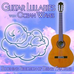 Cover of Guitar Lullabies with Ocean Waves: Soothing Selection of Disney Favorites
