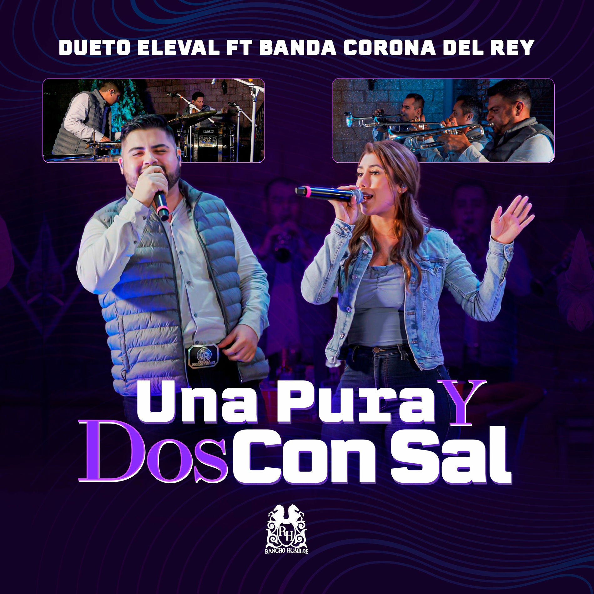 Album cover of Una Pura y Dos Con Sal (feat. Banda Corona del Rey)