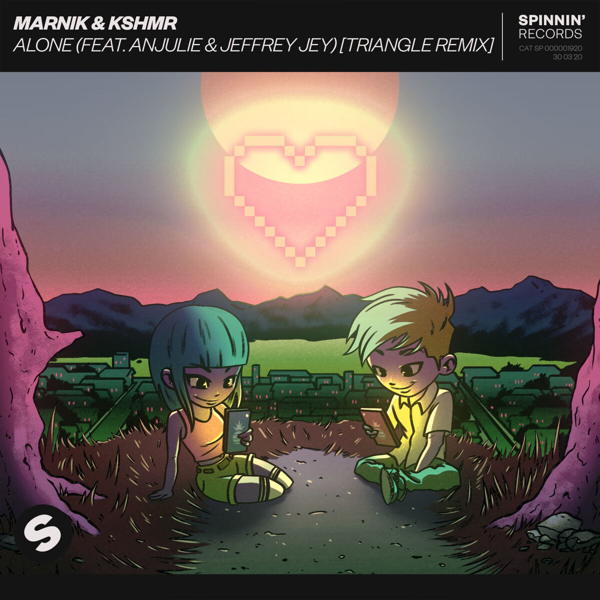 Album cover of Alone (feat. Anjulie & Jeffrey Jey) (Triangle Remix)