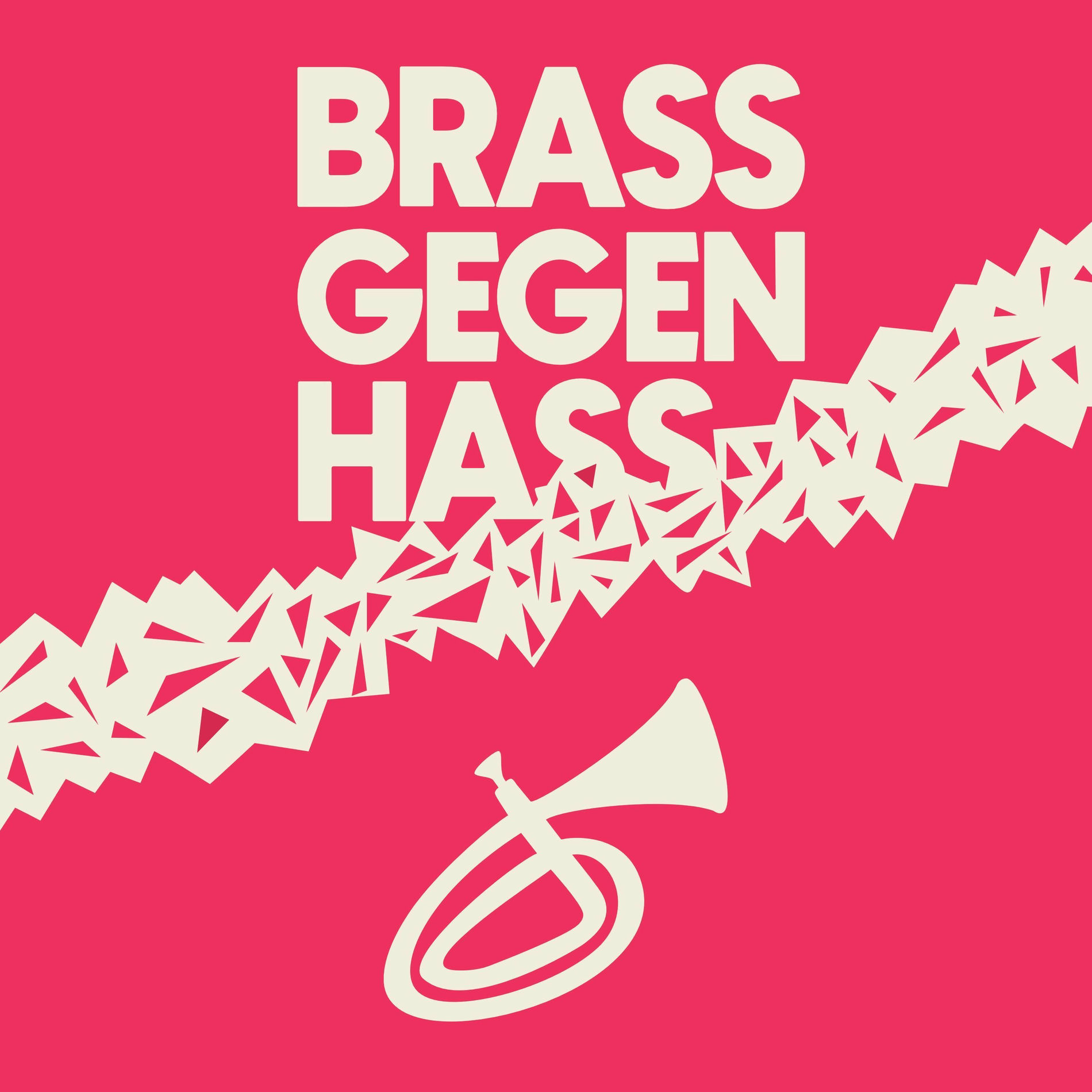 Album cover of Brass gegen Hass (feat. J.C. Ratzefumml, Widersacher aller Liedermacher, Ronja Künstler, Monaco F, JOSS!, Pam Pam Ida, Die Nowak, 