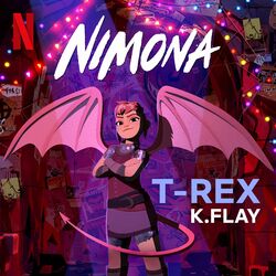 Cover of T-Rex (from the Netflix Film "Nimona")