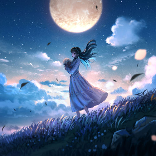 Tsuki ha kireida (feat. Kyo Hanabasami) artwork
