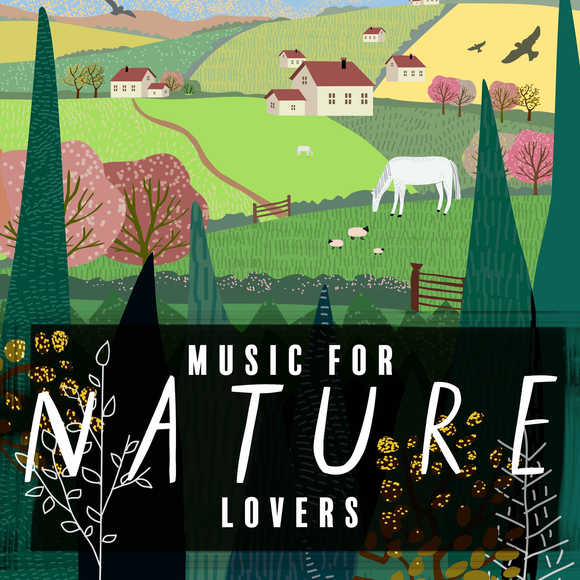 Album cover of Music for Nature Lovers. Listen to Pleasant Sounds at Home, Relax and Rest in Your Free Time
