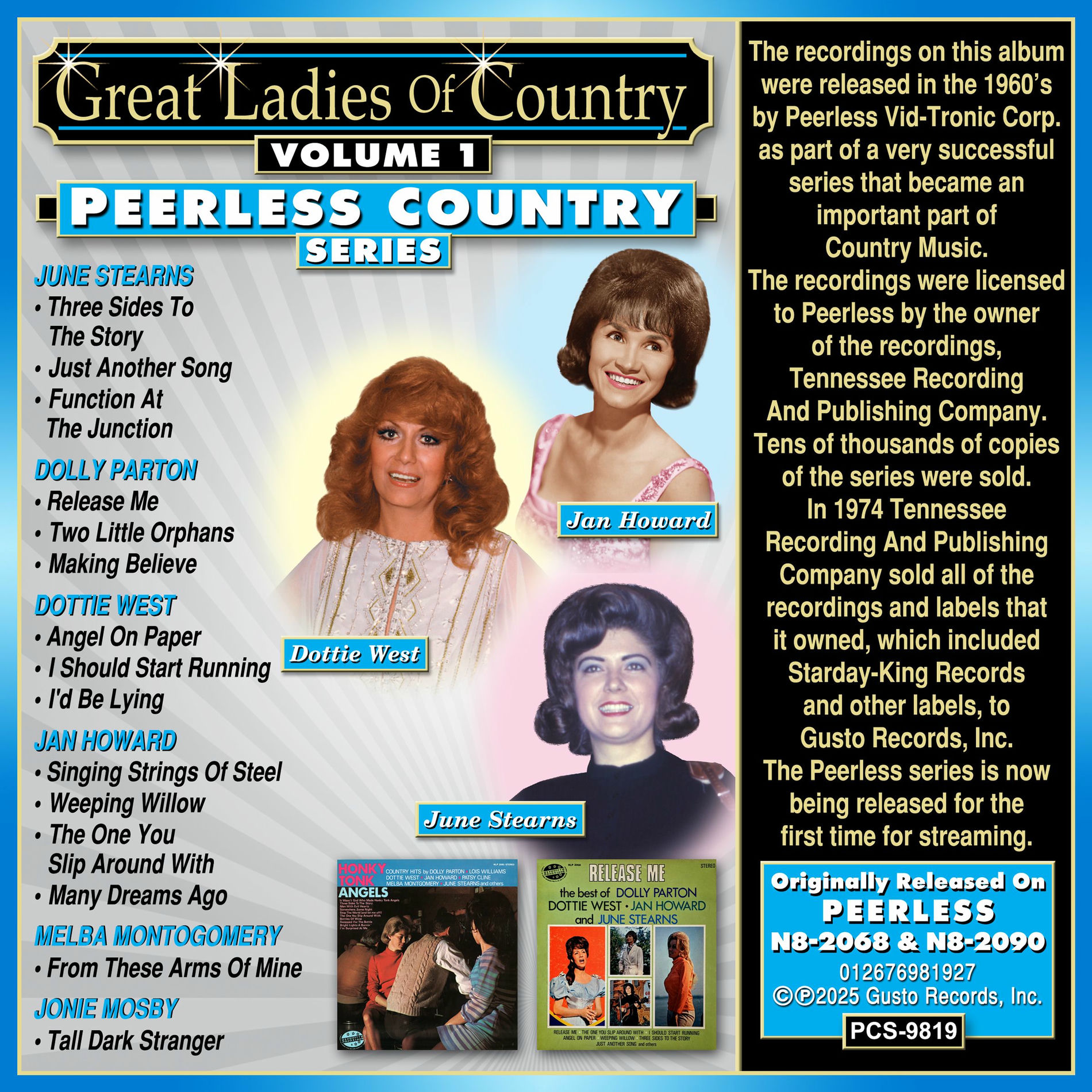 Album cover of Great Ladies Of Country, Volume 1